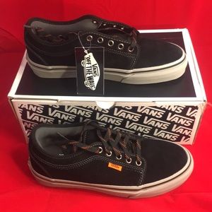 Vans Chukka Low Black/Grey/Orange Men’s 7